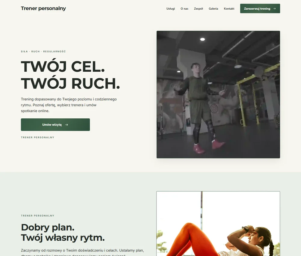 Pierwszy ekran Ivory Studio Split